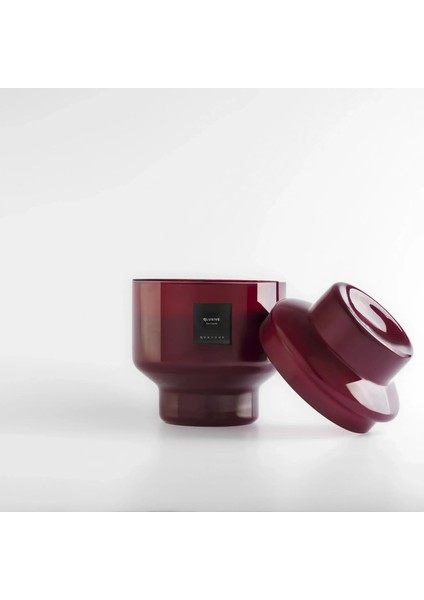 Lois Cam Kapaklı Bordo Mum 1000 gr indirimleri