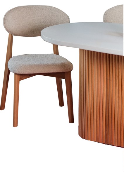 Marsilya Iskandinav Natural Ahşap Masa Sandalye Takımı 90X130 fiyatları