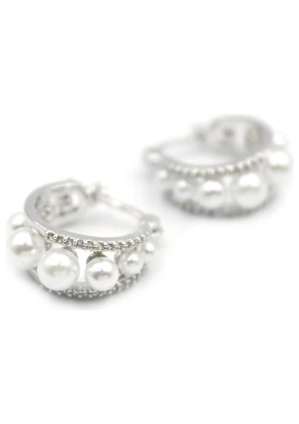 Inci Halka Küpe - Gümüş