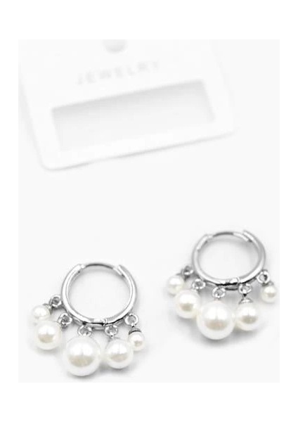 Inci Sallantılı Shakira Küpe - Gümüş