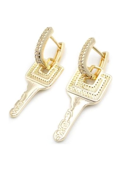 Anahtar Küpe - Altın