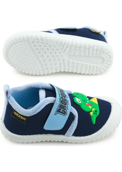 Erkek Çocuk Kışlık Tek Cırt Cırtlı Ayarlanabilir Rahat Taban Ev, Bahçe, Okul, Kreş Panduf Ayakkabı indirimleri