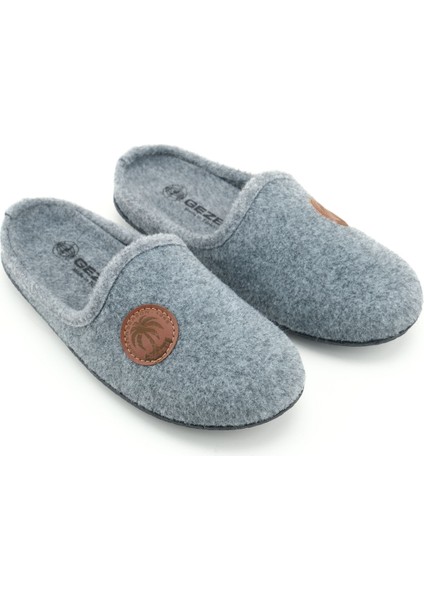 Erkek Kışlık Keçe Çıkarılabilir Iç Taban Rahat Ev Bahçe Gondol Terlik modelleri