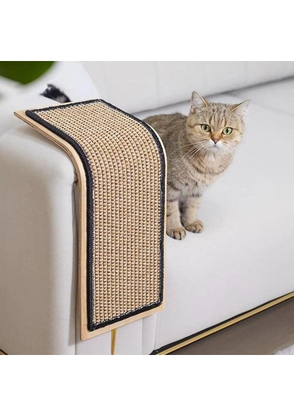 Kedi Otlu Doğal Sisal Kedi Tırmalama Rampası