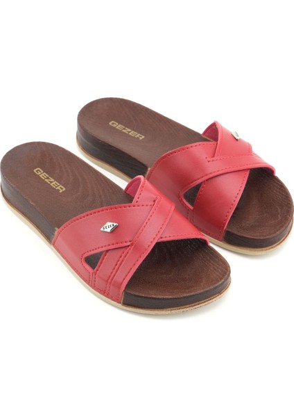 Kadın Yazlık Suni Deri Rahat Taban Günlük Terlik modelleri