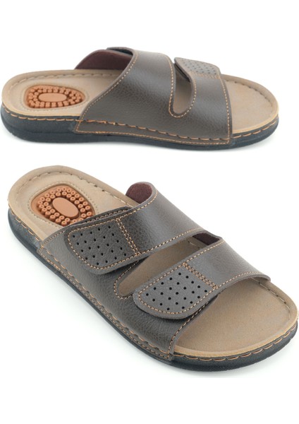 Yazlık Iki Toka Ayarlanabilir Masaj Taban Erkek Terlik