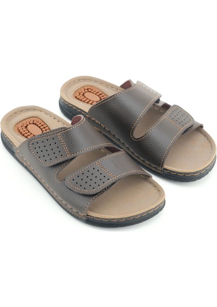 Yazlık Iki Toka Ayarlanabilir Masaj Taban Erkek Terlik modelleri