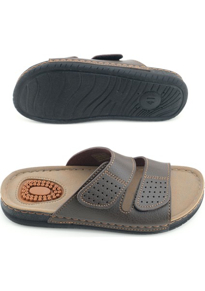 Yazlık Iki Toka Ayarlanabilir Masaj Taban Erkek Terlik indirimleri