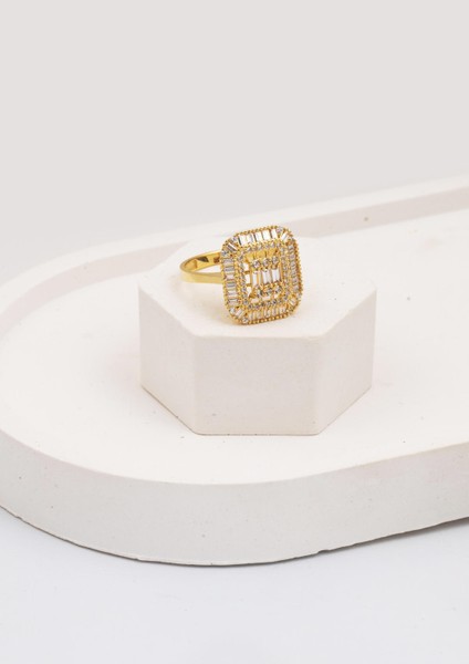 Safira 14 Ayar Altın Baget Yüzük fırsatları