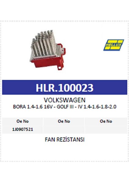Fan Rezistansı Vw Bora 1.4-1.6 16V - Golf Iıı - Iv modelleri