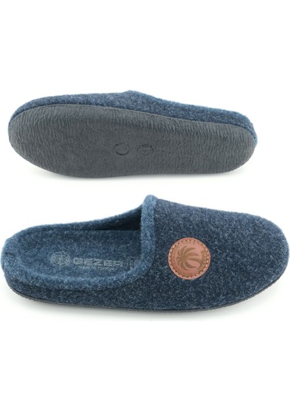 Erkek Kışlık Keçe Çıkarılabilir Iç Taban Rahat Ev Bahçe Gondol Terlik indirimleri