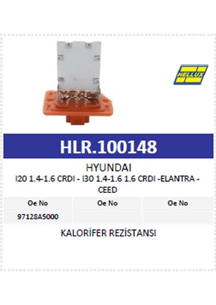 Kalorifer Rezistansı Hyundaı I20 1.4-1.6 Crdı - I3 modelleri