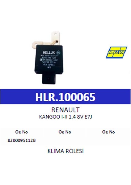 Klima Rölesi 8 Pın'li Dacıa Logan (98-06) Renault modelleri