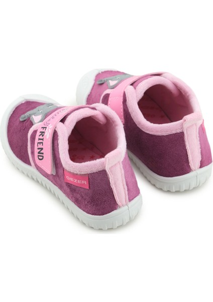 Kız Çocuk Kışlık Tek Cırt Cırtlı Ayarlanabilir Rahat Taban Ev, Bahçe, Okul, Kreş Panduf Ayakkabı fırsatları