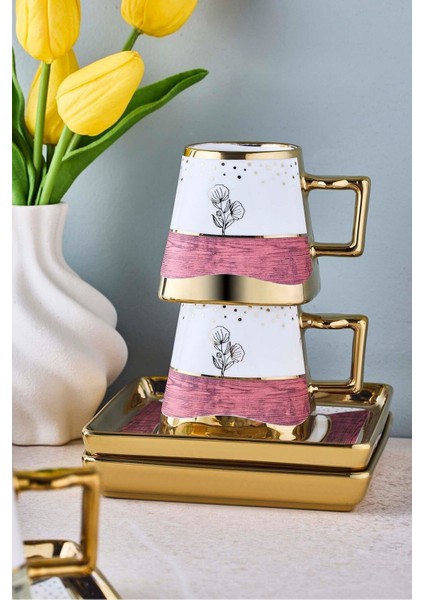 Ottoman 6 Kişilik Porselen Kahve Fincanı Takımı fiyatları