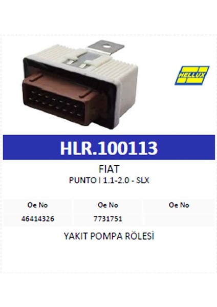 Yakıt Pompa Rölesi Fıat Punto I 1.1-2.0 - Slx (464 modelleri