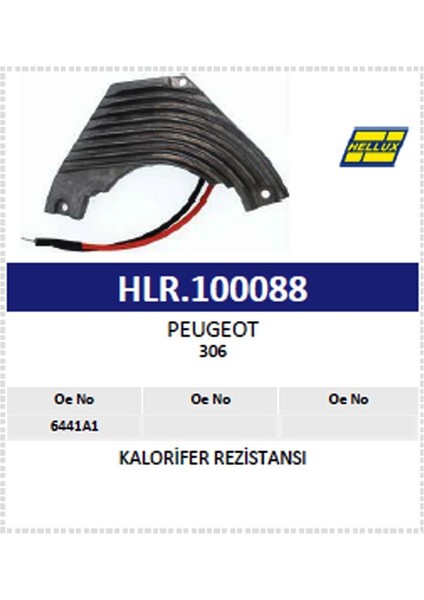 HELUX Kalorıfer Motor Rezıstansı P306 97> modelleri