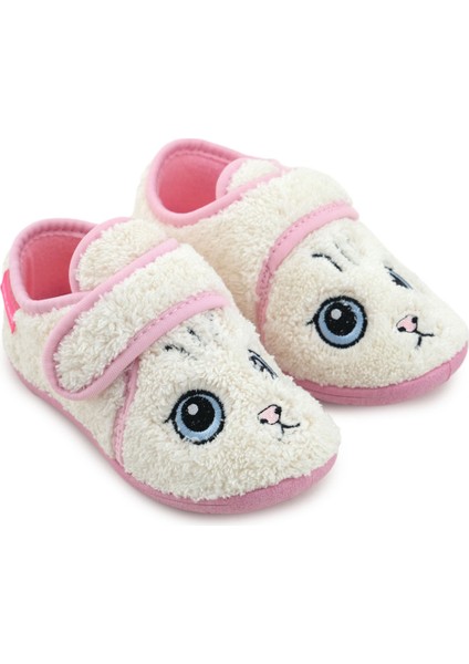 Kız Çocuk Kışlık Tek Cırt Cırtlı Ayarlanabilir Rahat Taban Ev, Bahçe, Okul, Kreş Panduf Ayakkabı modelleri