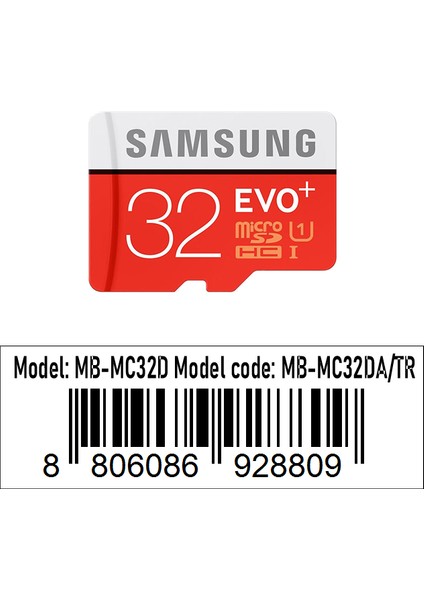 Evo plus 32GB Class 10 Microsdhc Adaptörlü Hafıza Kartı (MB‑MC32DA/TR) fırsatları