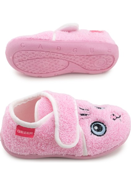 Kız Çocuk Kışlık Tek Cırt Cırtlı Ayarlanabilir Rahat Taban Ev, Bahçe, Okul, Kreş Panduf Ayakkabı indirimleri