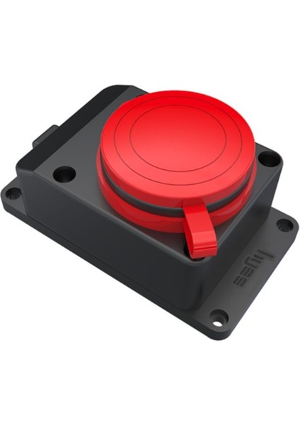 BY10-209 3X32A 380V Kauçuk Duvar Priz IP44