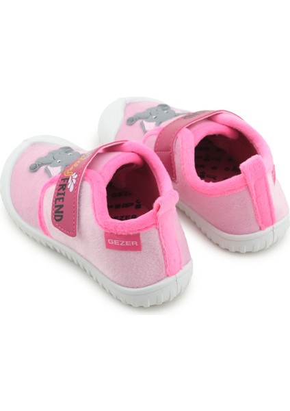 Kız Çocuk Kışlık Tek Cırt Cırtlı Ayarlanabilir Rahat Taban Ev, Bahçe, Okul, Kreş Panduf Ayakkabı fırsatları