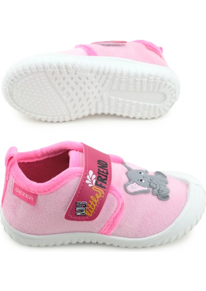 Kız Çocuk Kışlık Tek Cırt Cırtlı Ayarlanabilir Rahat Taban Ev, Bahçe, Okul, Kreş Panduf Ayakkabı indirimleri