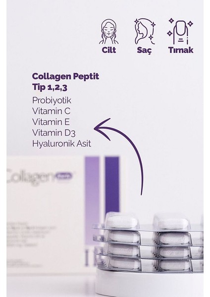 Colagen Beauty Collagen, Probiyotik & Multivitamin 1500MG x 90 Tablet indirimleri