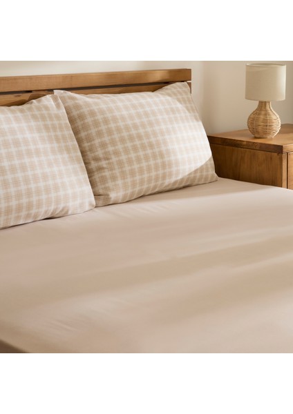 Sarah Anderson Lena Tek Kişilik Çarşaf Takımı Bej