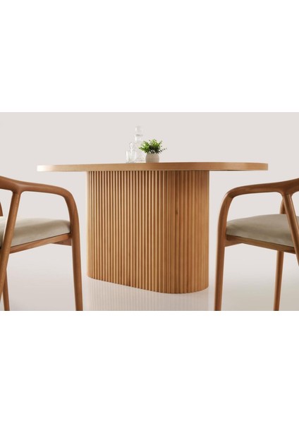 Midas Iskandinav Natural Ahşap Masa Sandalye Takımı 80X150 indirimleri