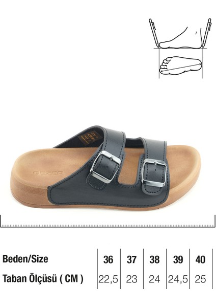 Kadın Yazlık Suni Deri Iki Kemer Cırt Cırtlı Ayarlanabilir Rahat Taban Günlük Terlik fiyatları