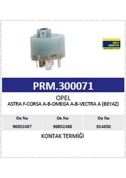 Kontak Termiği Opel Astra F-Corsa A-B-Omega A-B-Ve modelleri