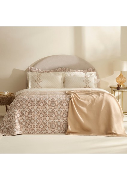 Luvina 8 Parça Çift Kişilik Summer Set Bej