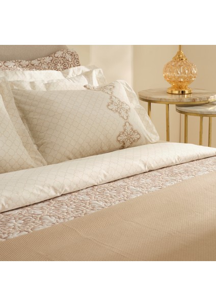 Luvina 8 Parça Çift Kişilik Summer Set Bej fırsatları