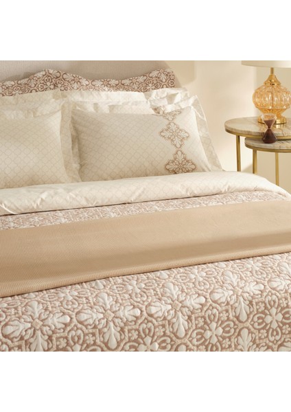 Luvina 8 Parça Çift Kişilik Summer Set Bej indirimleri