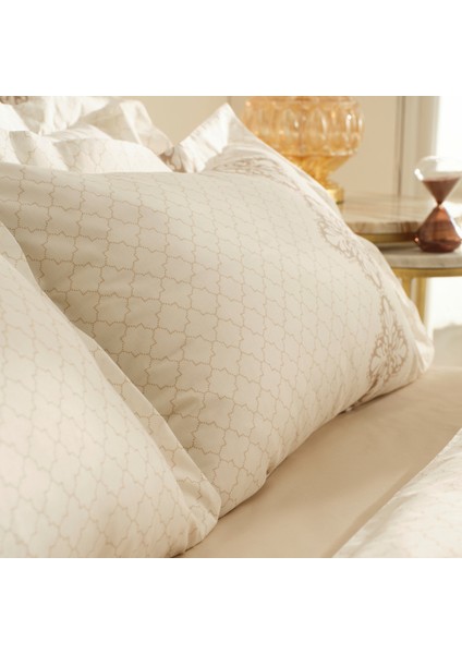 Luvina 8 Parça Çift Kişilik Summer Set Bej