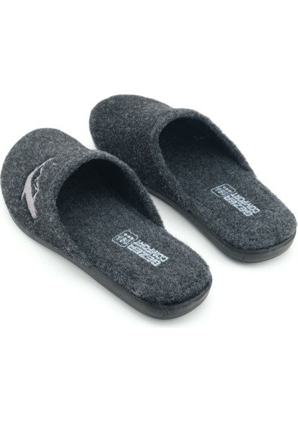 Erkek Kışlık Keçe Çıkarılabilir Cırt Cırtlı Iç Taban Rahat Ev Bahçe Terlik fırsatları