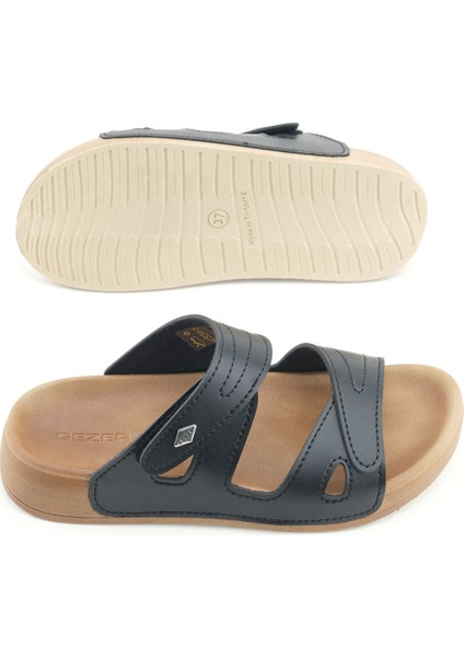 Kadın Yazlık Suni Deri Cırt Cırtlı Ayarlanabilir Rahat Taban Günlük Terlik indirimleri