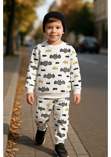 Batman Figürlü Iki Ip Erkek Çocuk Eşofman Takımı