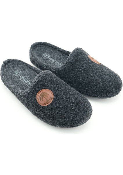 Erkek Kışlık Keçe Çıkarılabilir Iç Taban Rahat Ev Bahçe Gondol Terlik modelleri