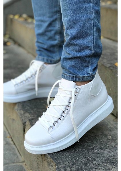 Erkek Bağcıklı Bot Beyaz MN258 indirimleri