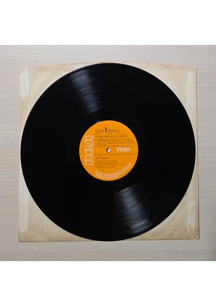 Elvis Presley - Elvis Country (I'm 10,000 Years Old) - Dönem Baskı Plak - Longplay - Lp modelleri
