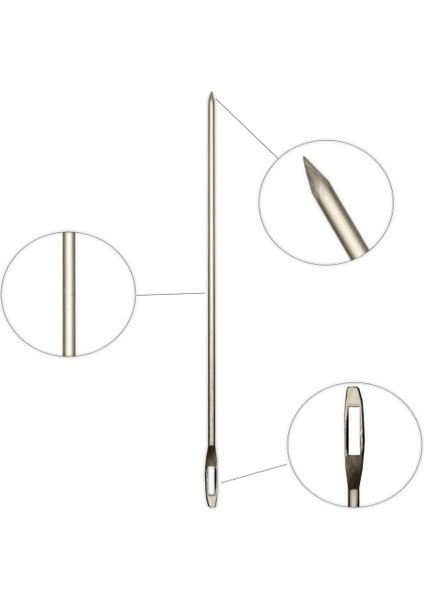 Çuvaldız Iğne & Paslanmaz Çelik Yorgan Iğnesi & 15CM & 2 Adet fiyatları