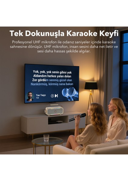 Nowgo C2 60W Taşınabilir Rgb Bluetooth Hoparlör Mikrofonlu Karaoke Parti Speaker Yeşil indirimleri