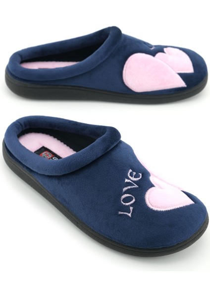 Kadın Kışlık Nakışlı Tasarım Havlu Kumaş Pu Taban Rahat Ev Bahçe Gondol Terlik