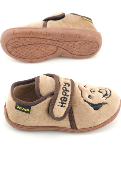 Erkek Çocuk Kışlık Tek Cırt Cırtlı Ayarlanabilir Rahat Taban Ev, Bahçe, Okul, Kreş Panduf Ayakkabı indirimleri