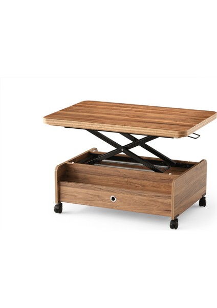 Tekerlekli Çift Çekmeceli Açılır Sihirli Sehpa fırsatları