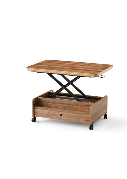 Tekerlekli Çift Çekmeceli Açılır Sihirli Sehpa indirimleri