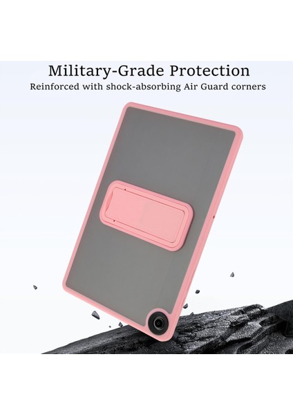 Samsung Galaxy Tab A9 Plus 11 Inc 2023 Uyumlu Yatay Stand Olabilen Antishock Köşe ve Kamera Korumalı Arka Yüzeyi Mat Threxi Kılıf SM-X210 SM-X216 SM-X218 indirimleri
