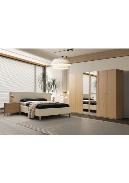 Folt Brown 6 Kapılı Yatak Odası Takımı